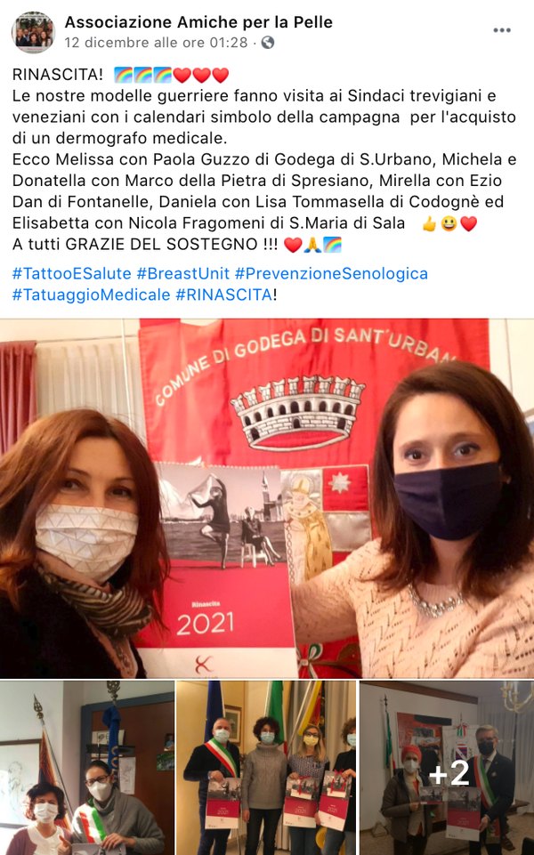 Consegna del calendario Rinascita al Comune di San Polo di Piave