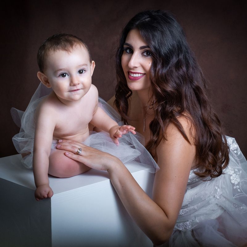 Servizio fotografico mamma con figli